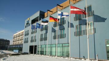 Majoituspaikan julkisivu