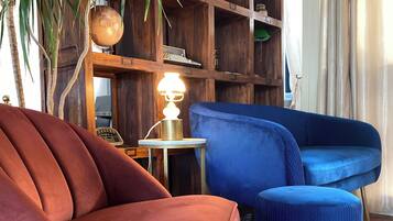 Relax in style with plush seating and a warm atmosphere.
