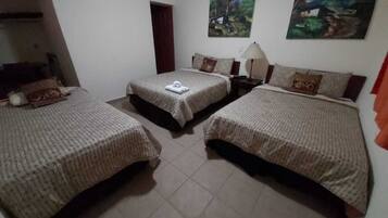 Triple Room | 1 bedroom, down duvets, Select Comfort beds, desk