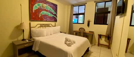 Down duvets, in-room safe, desk, iron/ironing board