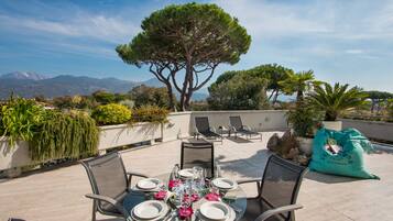 Departamento superior (for 5 people) | Terraza o patio