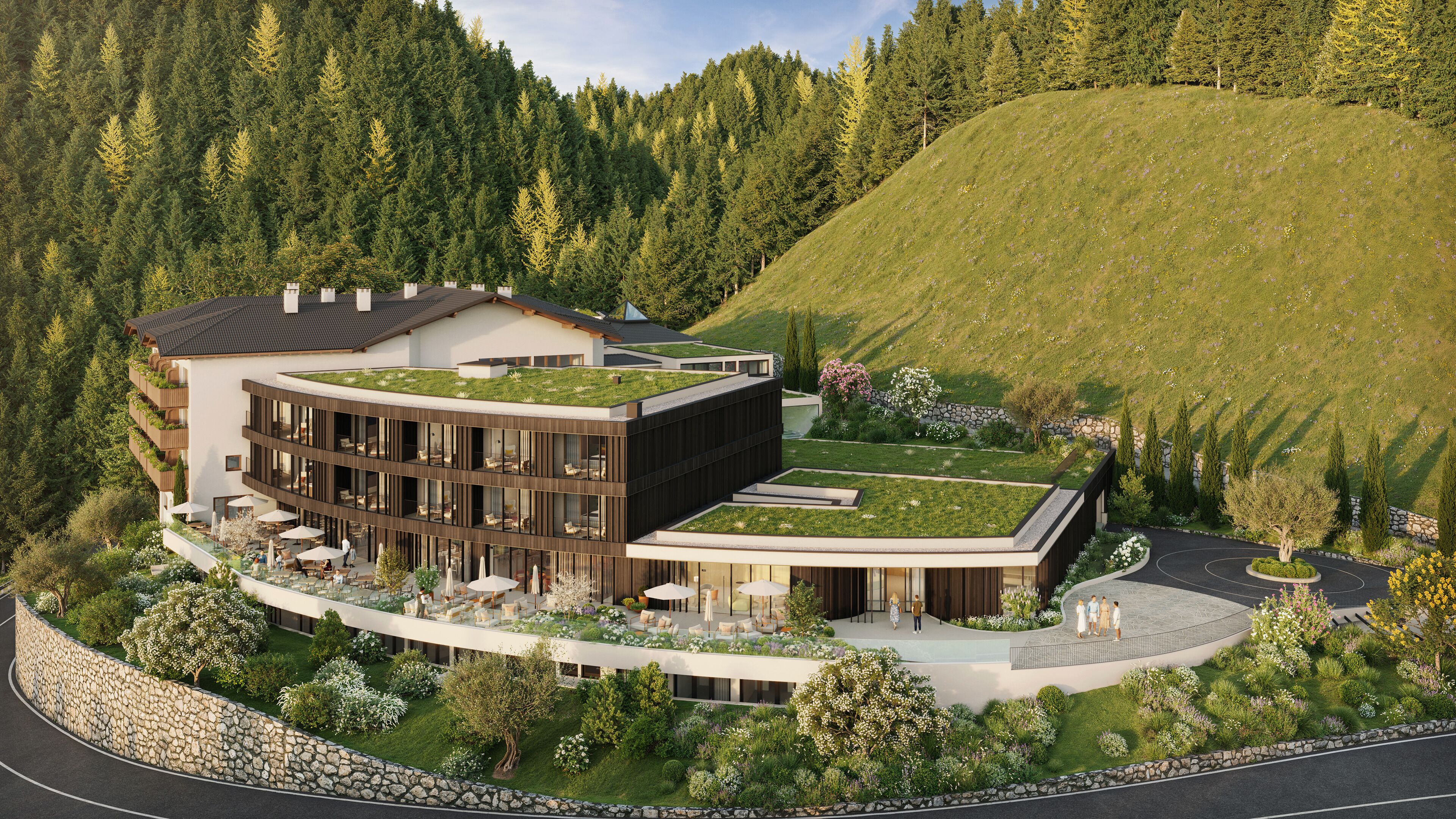 Fassade der Unterkunft