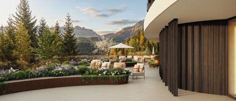 Terrasse sur le toit