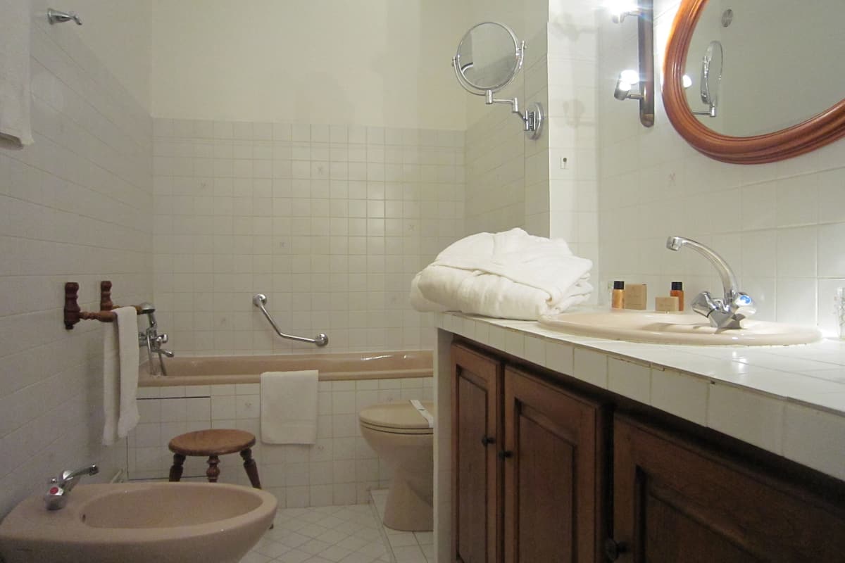 hair dryer, bathrobes