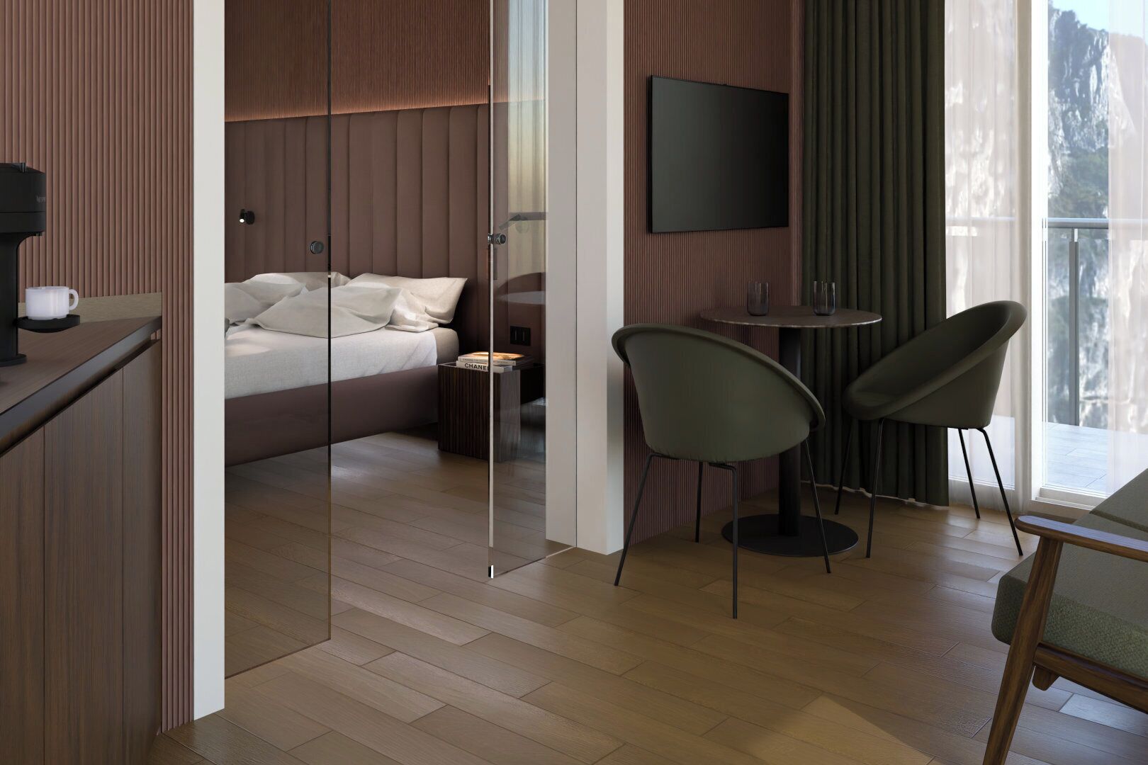 Suite, Balkon | Minibar, Zimmersafe, individuell eingerichtet, Schreibtisch