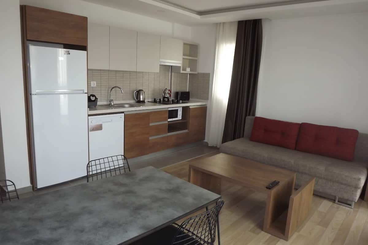 Superior-Apartment, 2 Schlafzimmer (for 4 people) | Wohnbereich