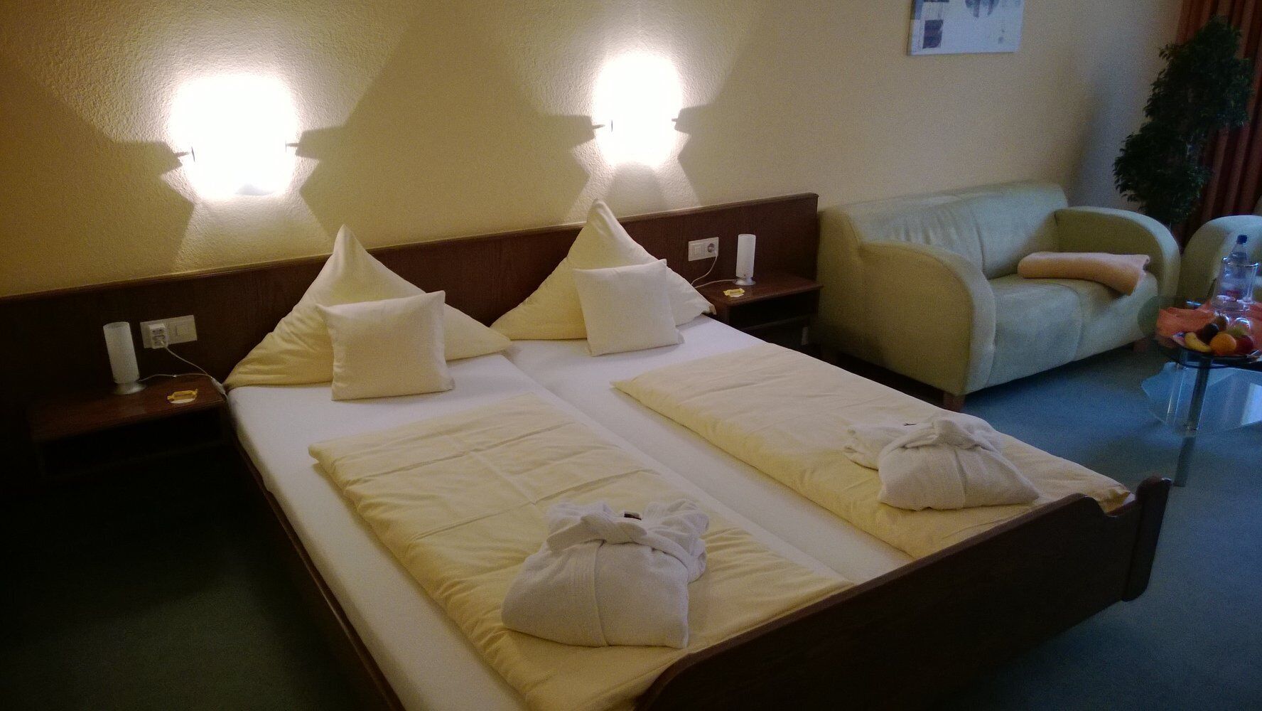 junior suite | in-room safe, desk, laptop workspace, iron/ironing board