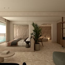 Cave Oasis Seafront Suite with Private Pool & Indoor Hydromassage Bathtub