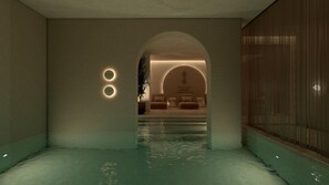 Couples treatment room(s), sauna, steam room, body treatments