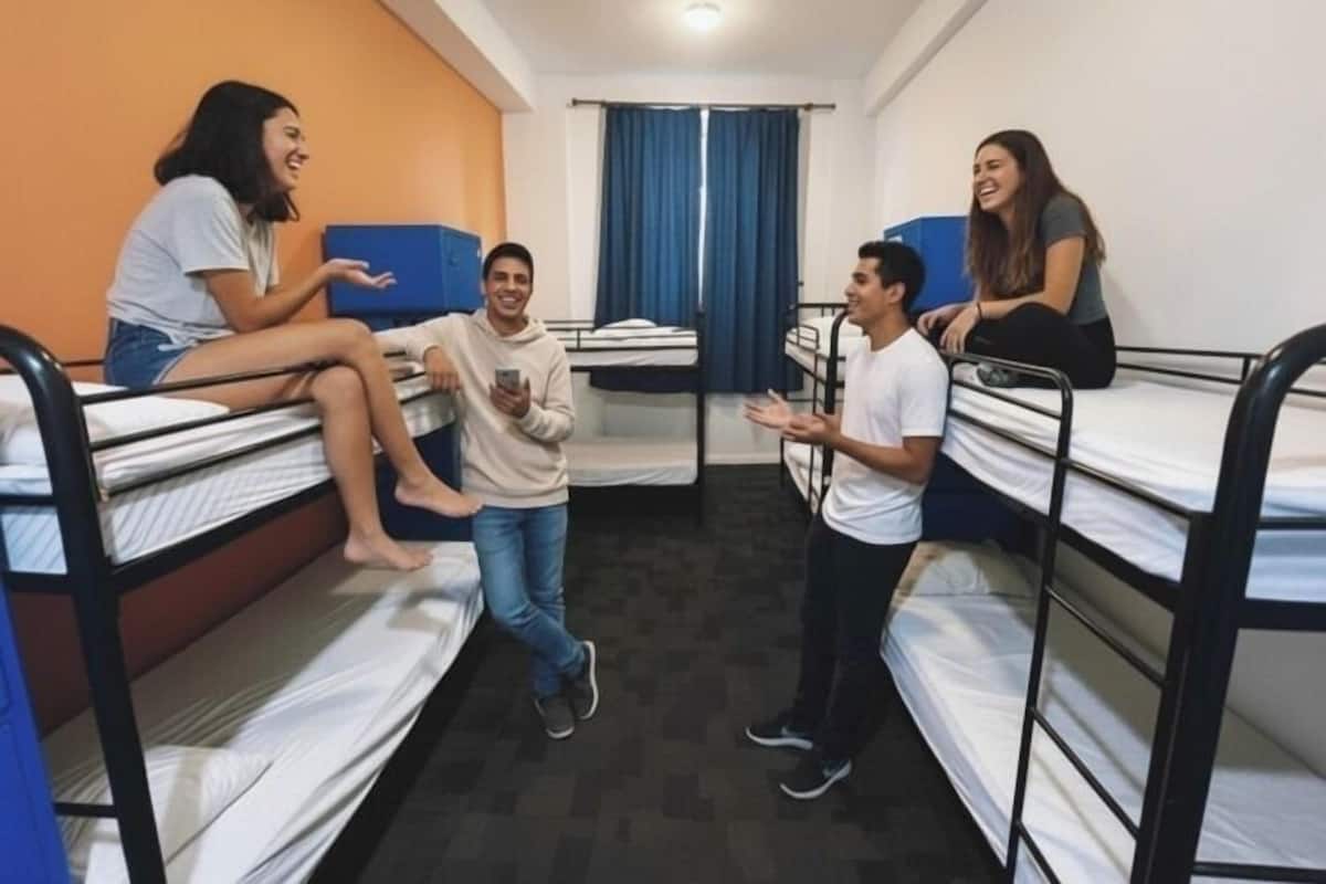 Shared Dormitory, Mixed Dorm, Shared Bathroom (Age 18-40) | Langsir/tirai gelap terus, Wi-fi percuma, cadar katil