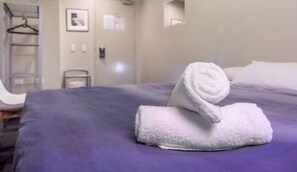 雙人房 (Shared Bathroom) | 遮光窗簾/窗簾、免費 Wi-Fi、床單