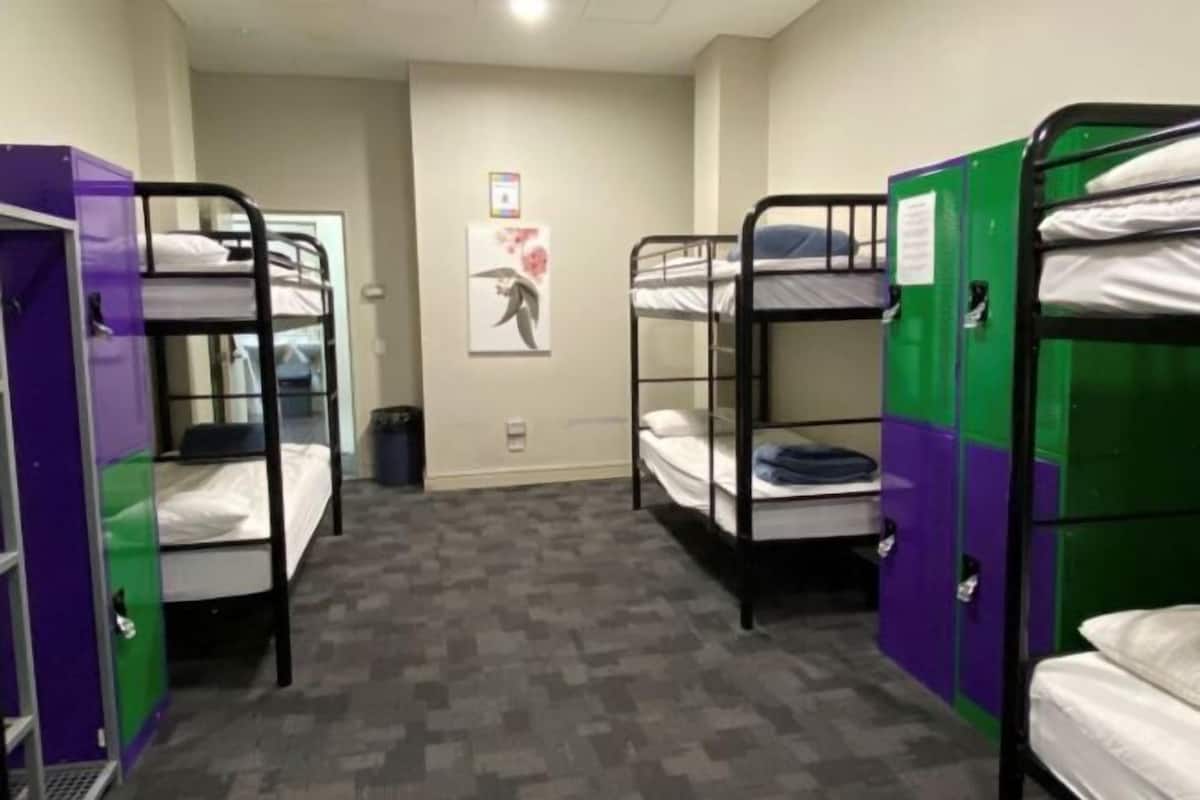 Blackout curtains, free WiFi, bed sheets