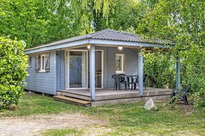 Chalet, 2 Schlafzimmer (6p) | Blick auf den Garten