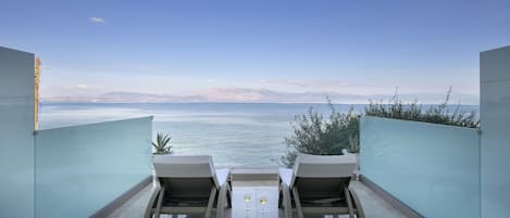 Superior Double or Twin Room, Terrace, Sea View | Terrace/patio