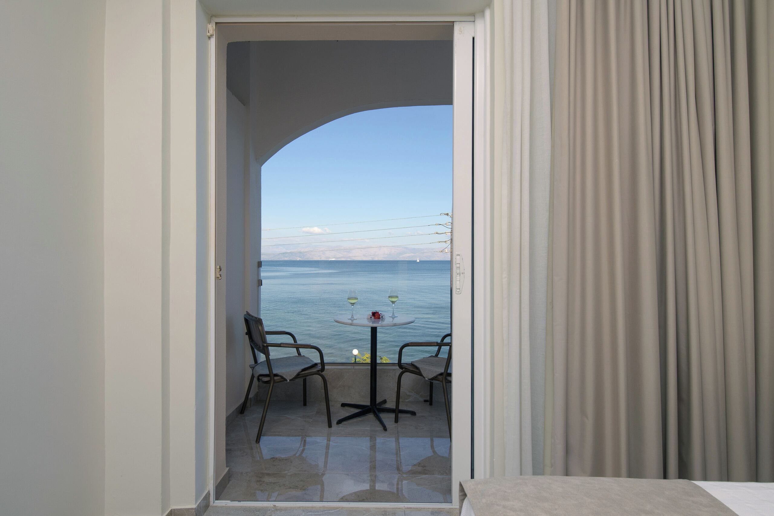 Standard Double or Twin Room, Sea View | In-room safe, free WiFi, bed sheets