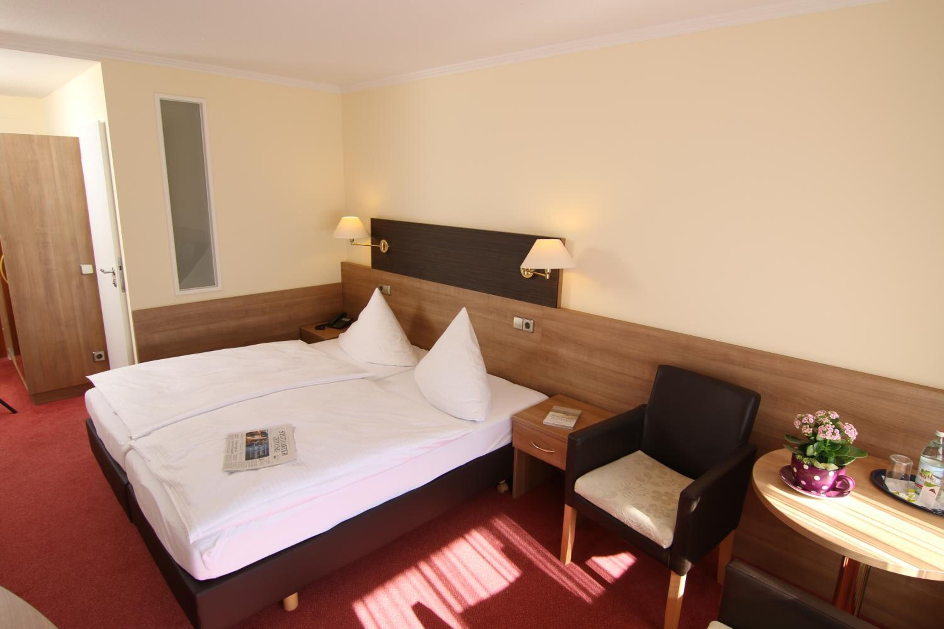 hypo-allergenic bedding, in-room safe, desk, iron/ironing board