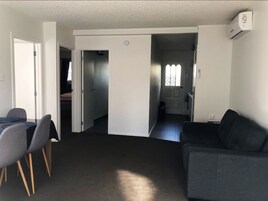 Family Apartment, 2 Bedrooms | Desk, iron/ironing board, free WiFi, bed sheets