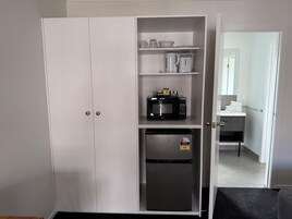 Desk, iron/ironing board (on request), WiFi (free), bed sheets