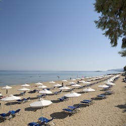 On the beach