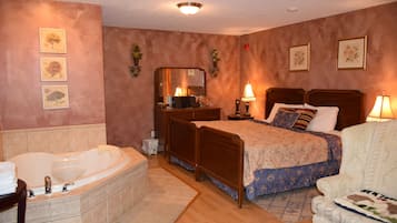 Honeymoon suite, 1 kingsize bed | Lakens van Egyptisch katoen, luxe beddengoed, Select Comfort-bedden