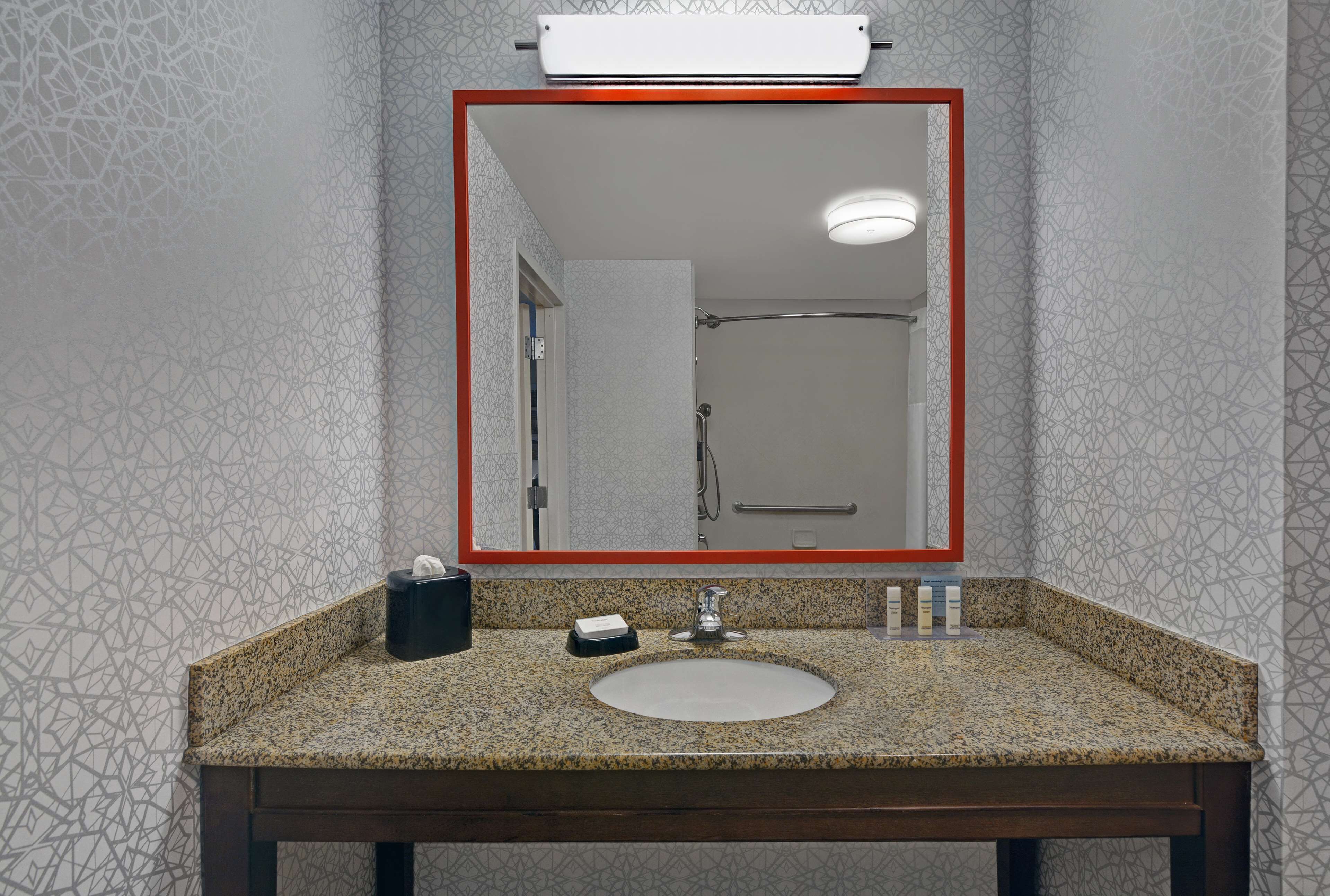 free toiletries, hair dryer, towels