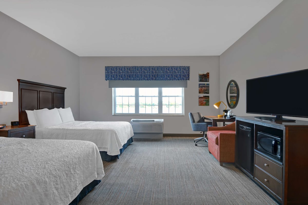 Room, 2 Queen Beds, Accessible, River View | In-room safe, free cribs/infant beds, free rollaway beds, free WiFi