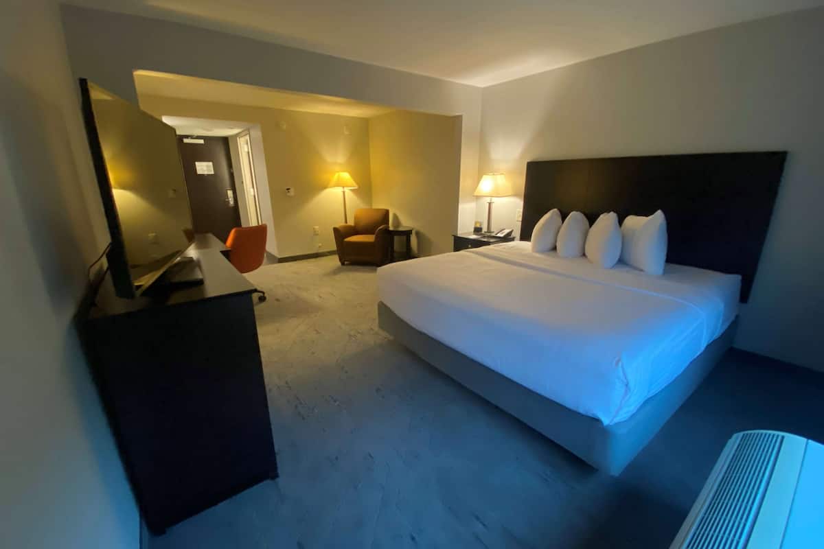 standard room, 1 king bed | 1 bedroom, down duvets, pillow-top beds, in-room safe