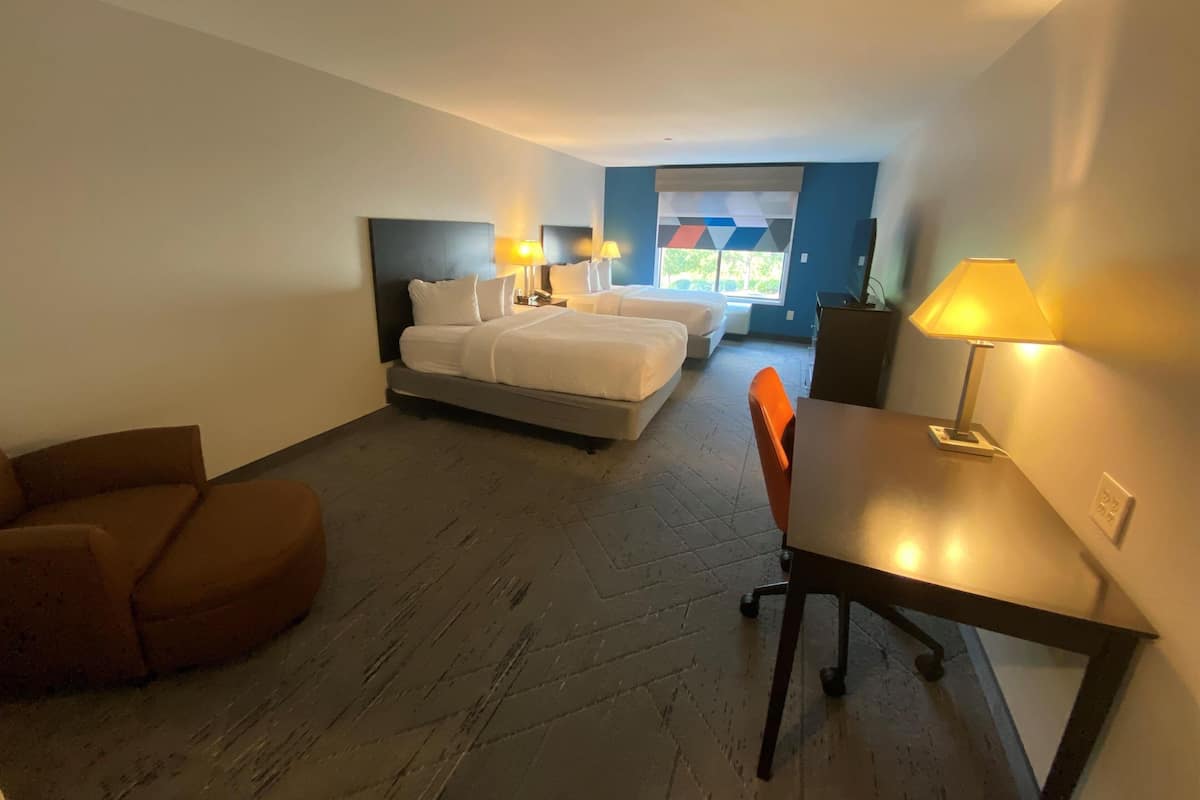 Room, 2 Queen Beds, Accessible, Non Smoking (Mobility Accessible) | 1 bedroom, down duvets, pillow-top beds, in-room safe