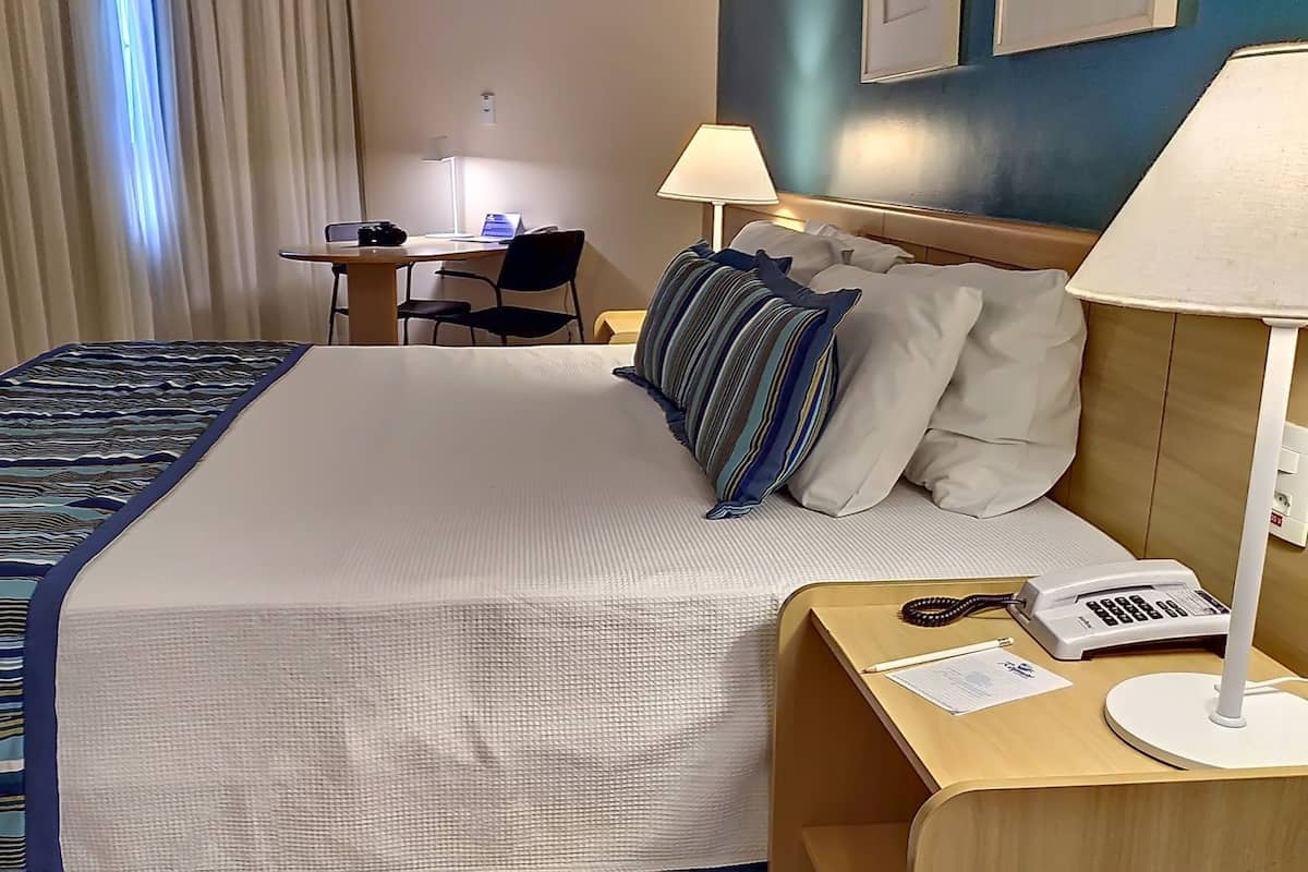 In-room safe, desk, laptop workspace, blackout drapes