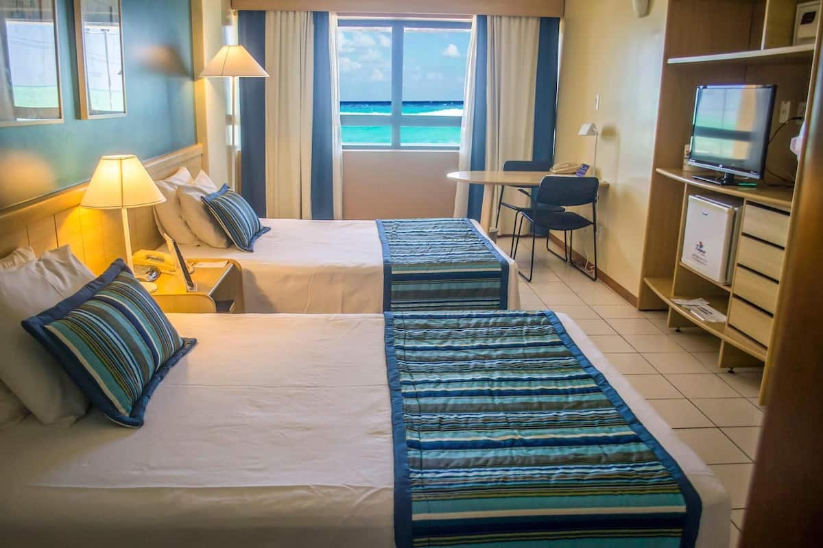In-room safe, desk, laptop workspace, blackout curtains