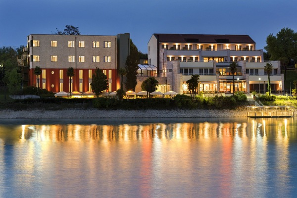 Front of property – evening/night