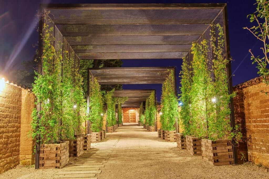 Blick von der Unterkunft