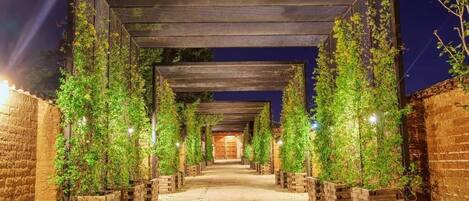 Blick von der Unterkunft