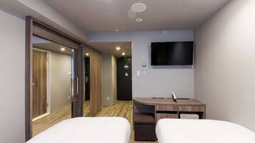 Premium bedding, down comforters, pillowtop beds, desk