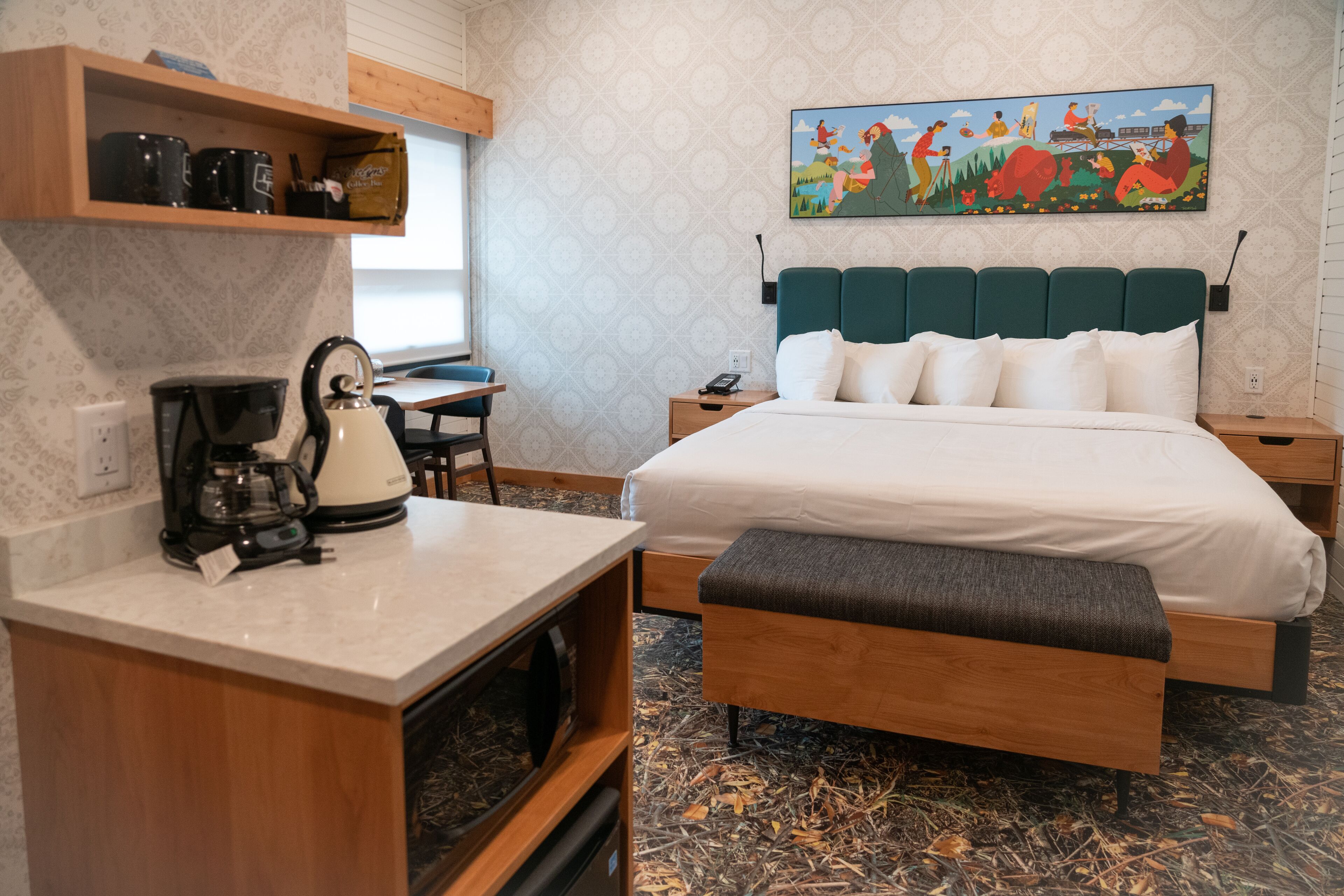 superior room, 1 king bed | hypo-allergenic bedding, in-room safe, blackout curtains, free wifi