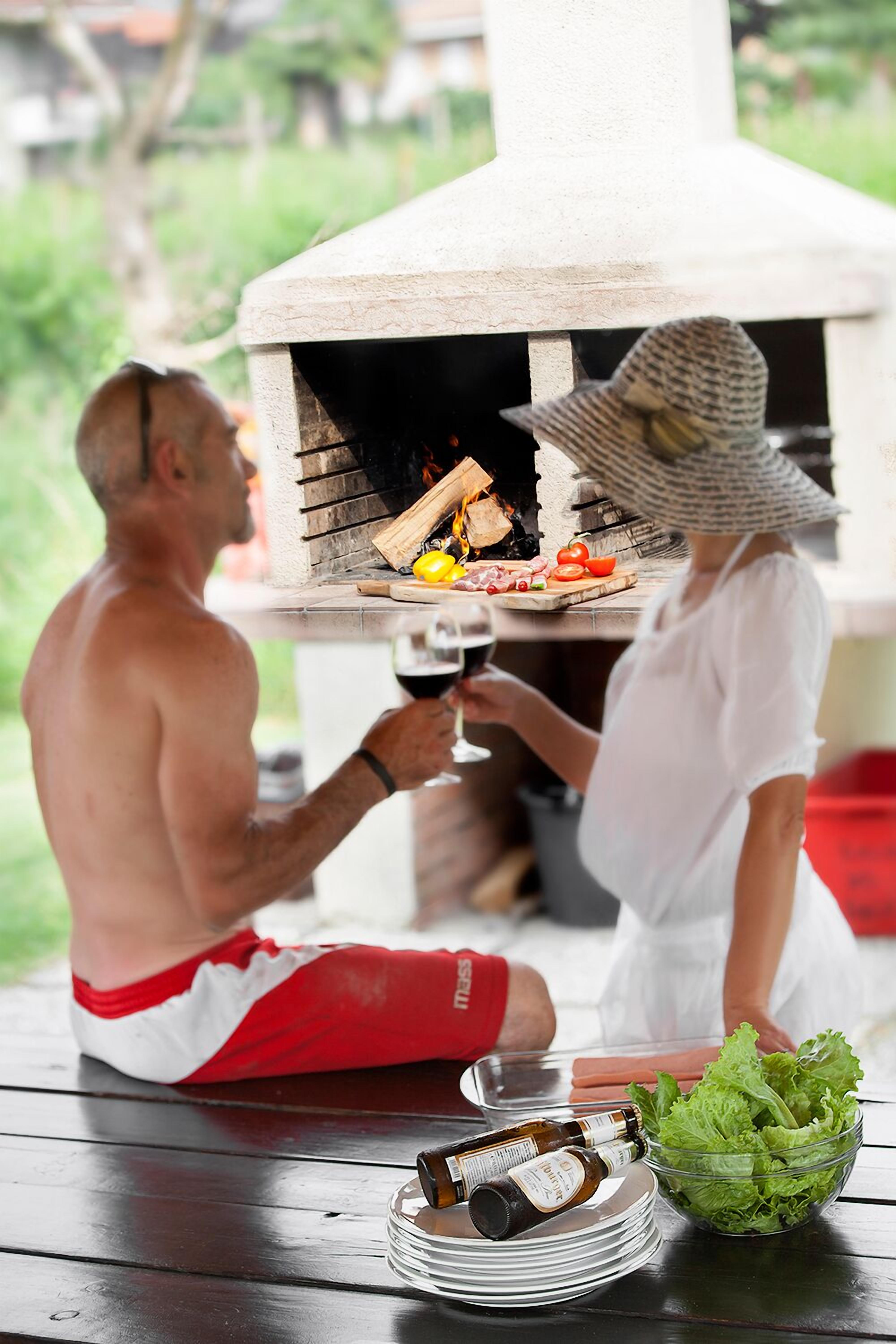 Aire de pique-nique/barbecue