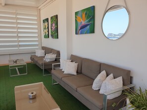 Terrace/patio - Hotel Boutique Las Arenas (Santa Eulalia del Rio)