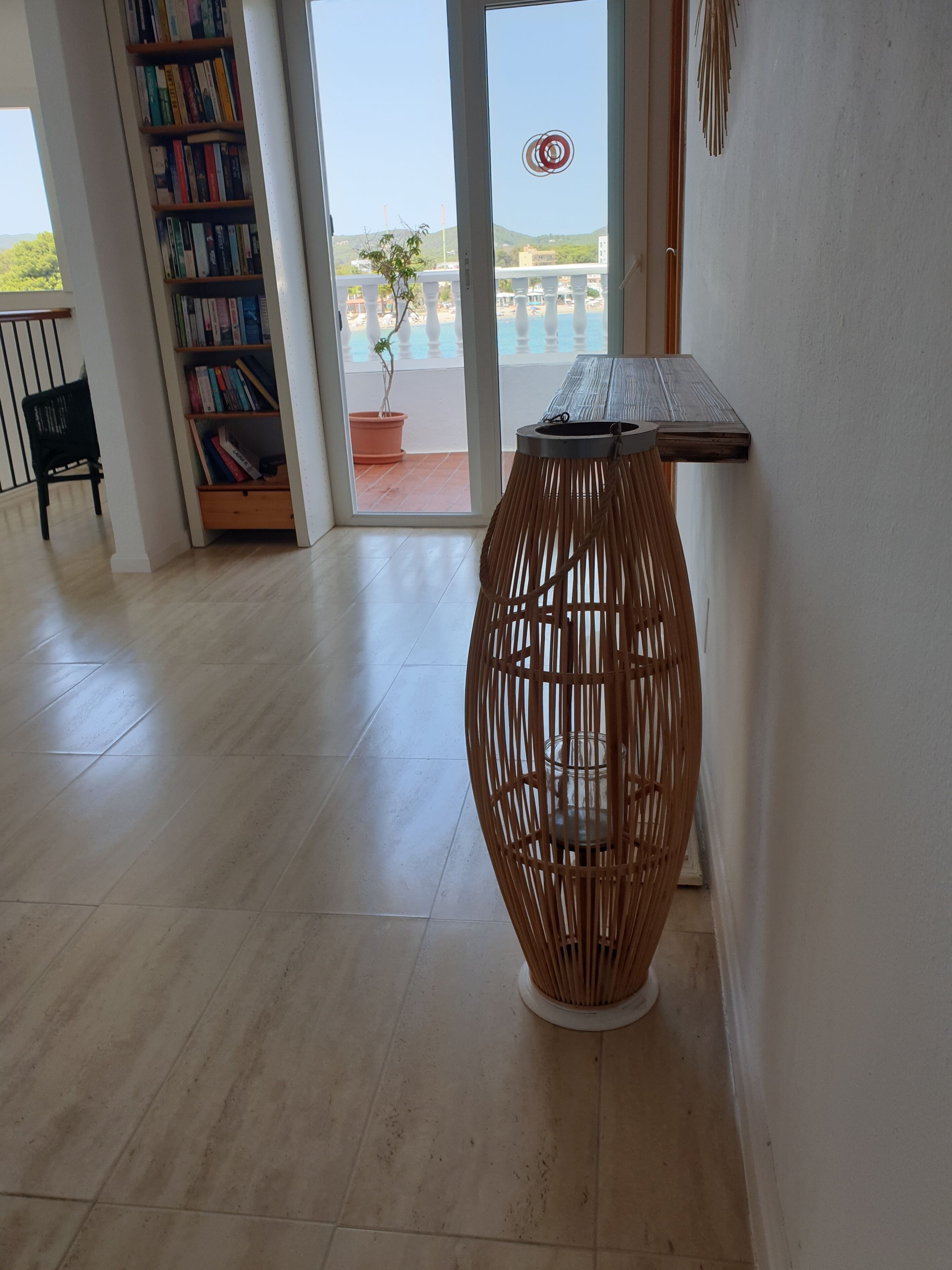 32-inch flat-screen tv with cable channels, tv, books