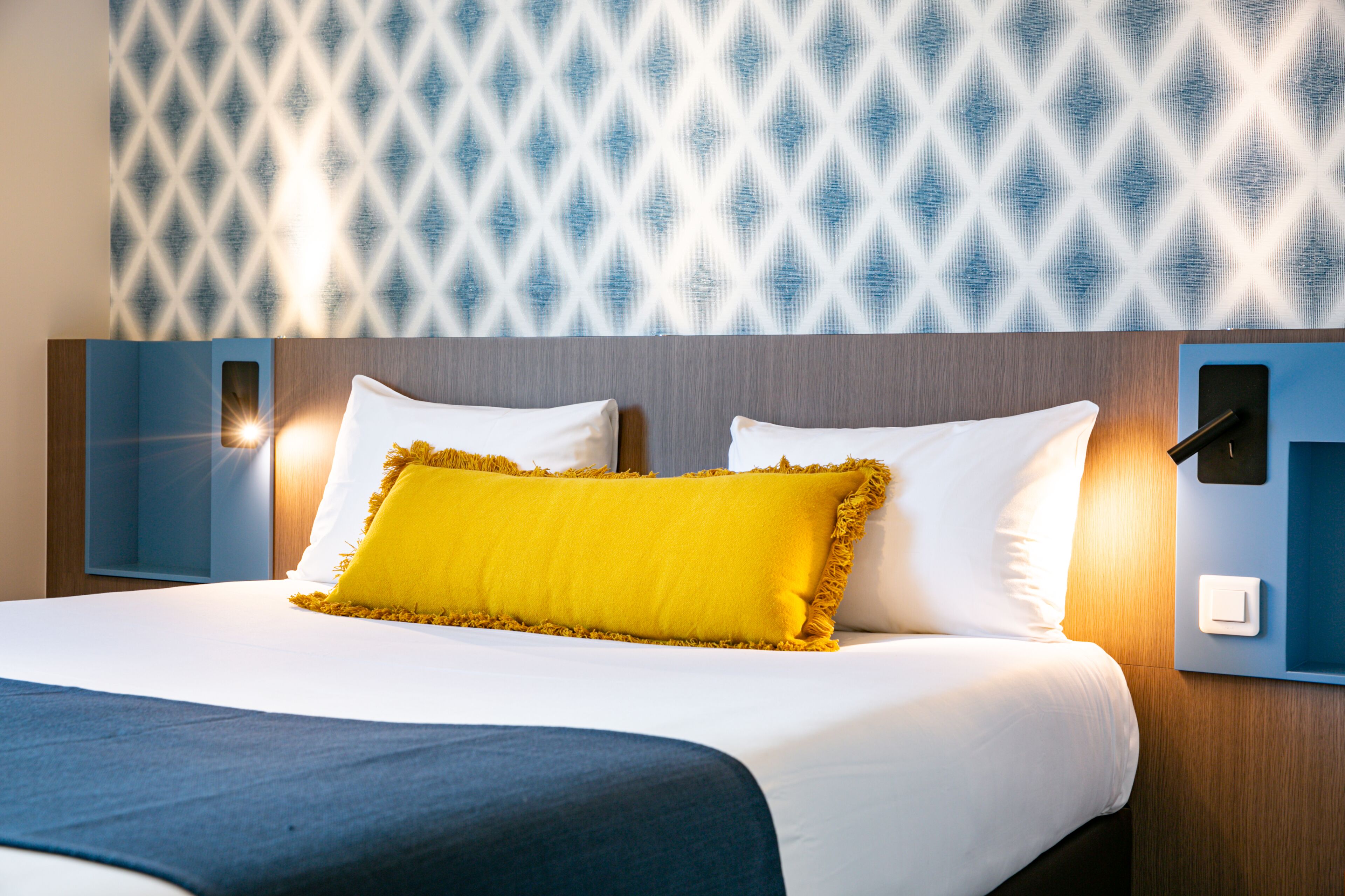 standard double room | premium bedding, blackout curtains, soundproofing, iron/ironing board