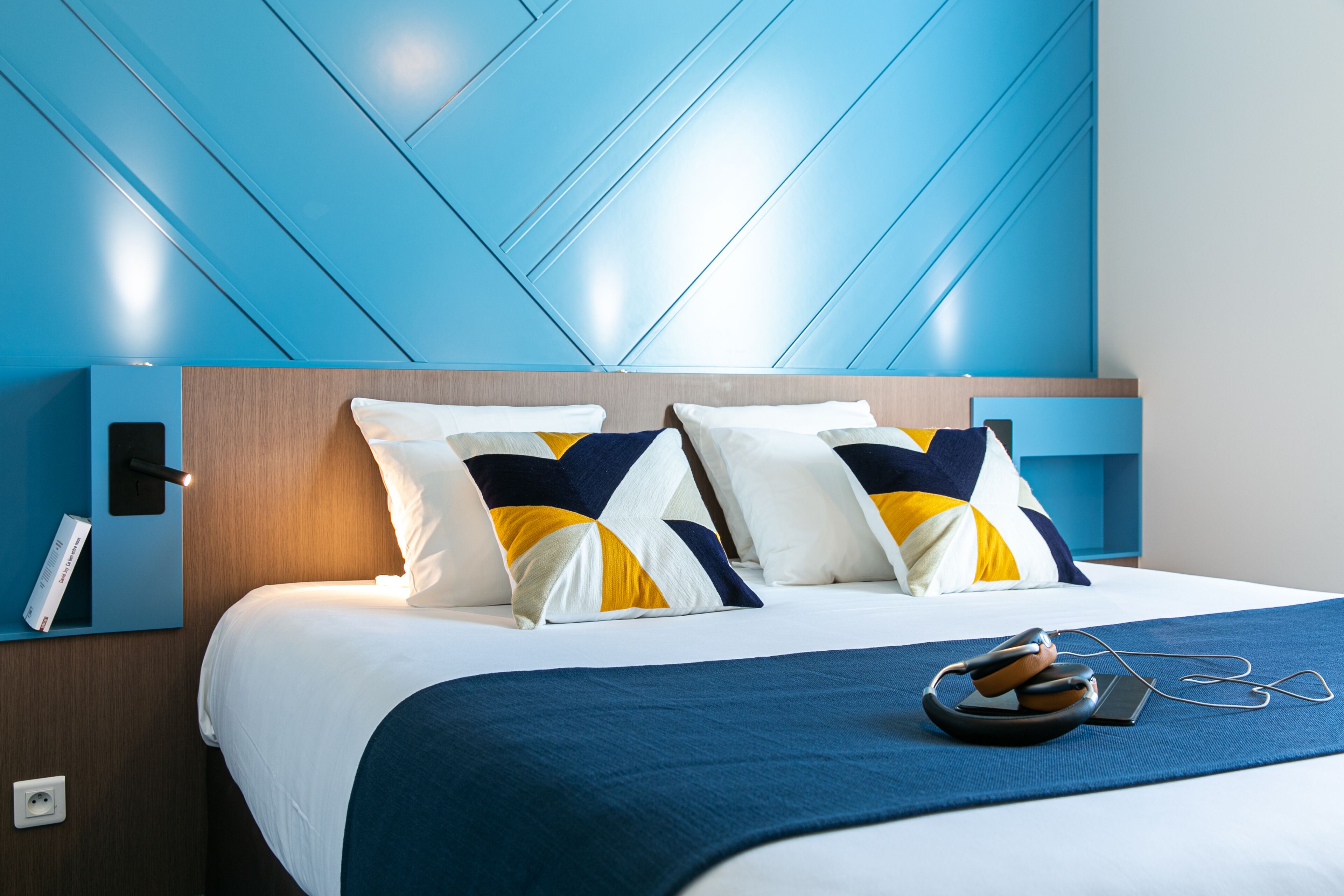 comfort double room | premium bedding, blackout curtains, soundproofing, iron/ironing board