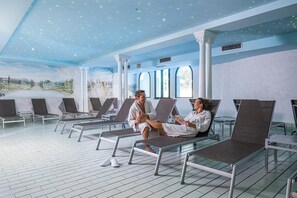 Sauna, poreallas, turkkilainen sauna, vartalohoitoja