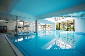 Indoor pool, outdoor pool