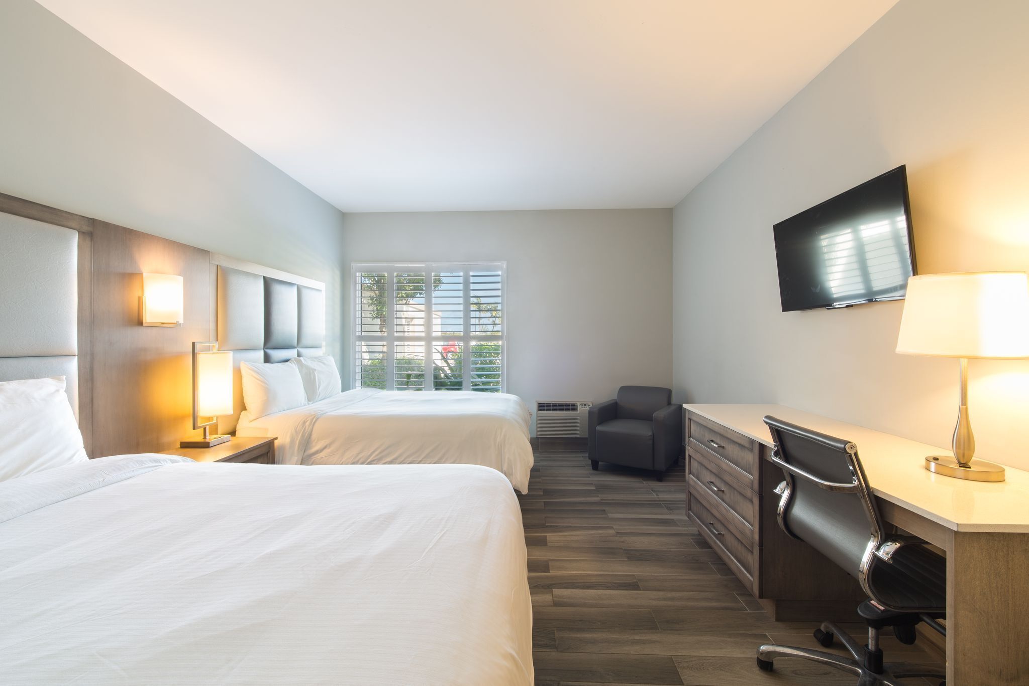 room, 2 queen bed | premium bedding, down duvets, pillow-top beds, in-room safe