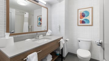 Two queen | Bathroom | Hair dryer, towels