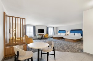 Two queen studio sofabed | Living area | 32-inch LCD TV with cable channels, TV