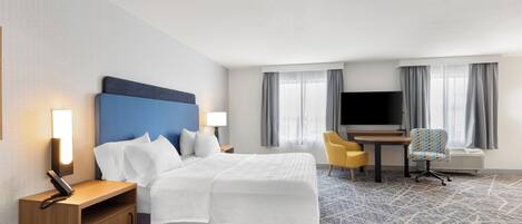 Studio, 1 King Bed, Accessible, Non Smoking | Iron/ironing board, free WiFi, bed sheets