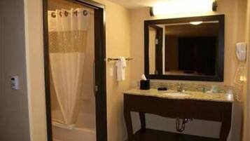 Hair dryer, towels