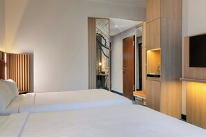 Chambre Affaires, 2 lits doubles | Literie de qualité supérieure, surmatelas