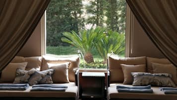 Hammam, soins corporels, soins d'aromathérapie, enveloppements corporels