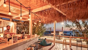 Breakfast, lunch, dinner served; Mediterranean cuisine, beach views